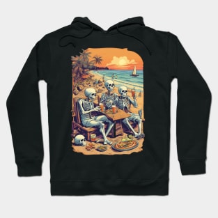 Drinking Skeletons Beach Vibes! Hoodie